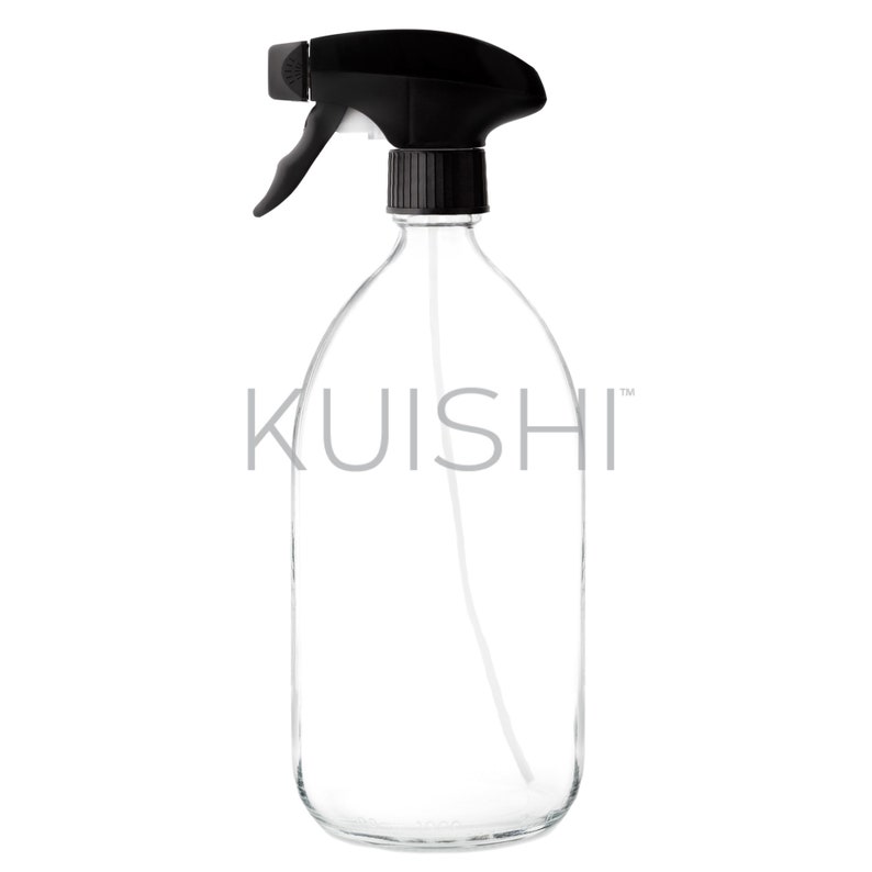 Clear Glass Spray Bottle Trigger Sprayer Bottle for Cleaning Etsy