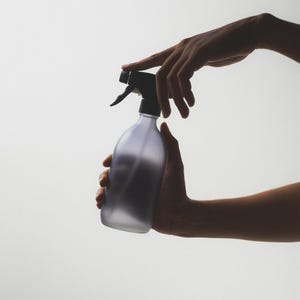 Grey Frosted Glass Spray Bottle, Brown Glass Reusable Spray Bottle, Plant Mister, Trigger Spray Bottle, Cleaning Spray Bottle