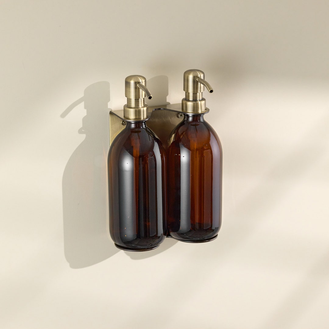 Wall Mounted Soap Dispenser Holder, Hand Soap Bracket, Wall Soap