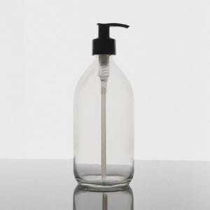 Clear Glass Soap Pump, Clear Glass Soap Dispenser, BPA-Free Soap Pump, Reusable Soap Pump, Green Living Soap Dispenser, Lotion Pump Bottle