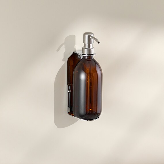 Soap Dispenser Holder, Aesop Holder, Wall Mounted Bottle Holder, Stainless  Steel Wall Bracket for Dispensers, Shampoo Holder, 