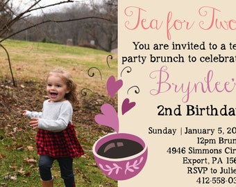 Tea Party Brunch Invitation