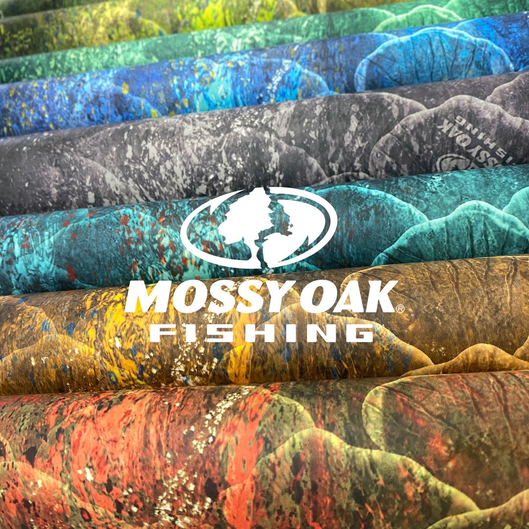 Mossy Oak Elements Coastal Camo Vinyl Rolls, Fishing, Outdoor Adhesive Camo Vinyl Wrap, Vinyl