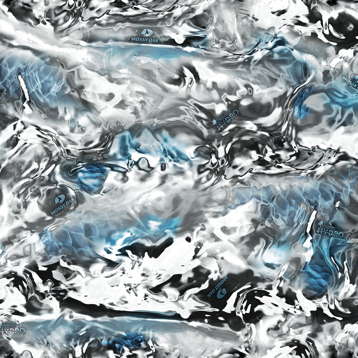 Mossy Oak Elements Agua Hydro Glacier Camo Vinyl Roll Etsy