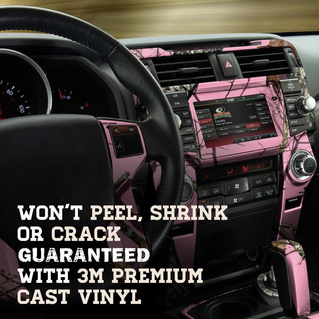 Pink camo car accessories discount