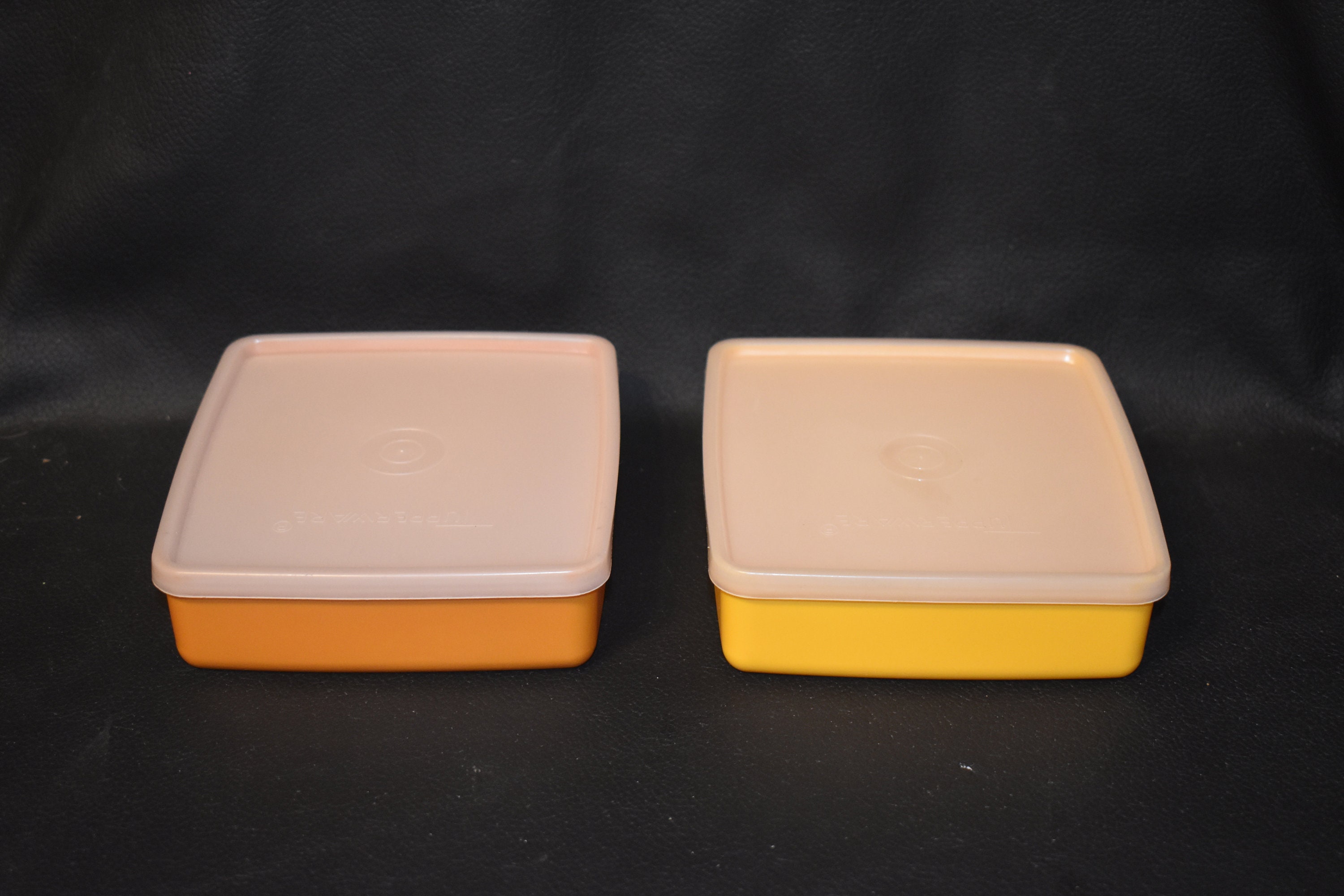 Pair Vintage Tupperware Sandwich Stroage Container 1960s Etsy
