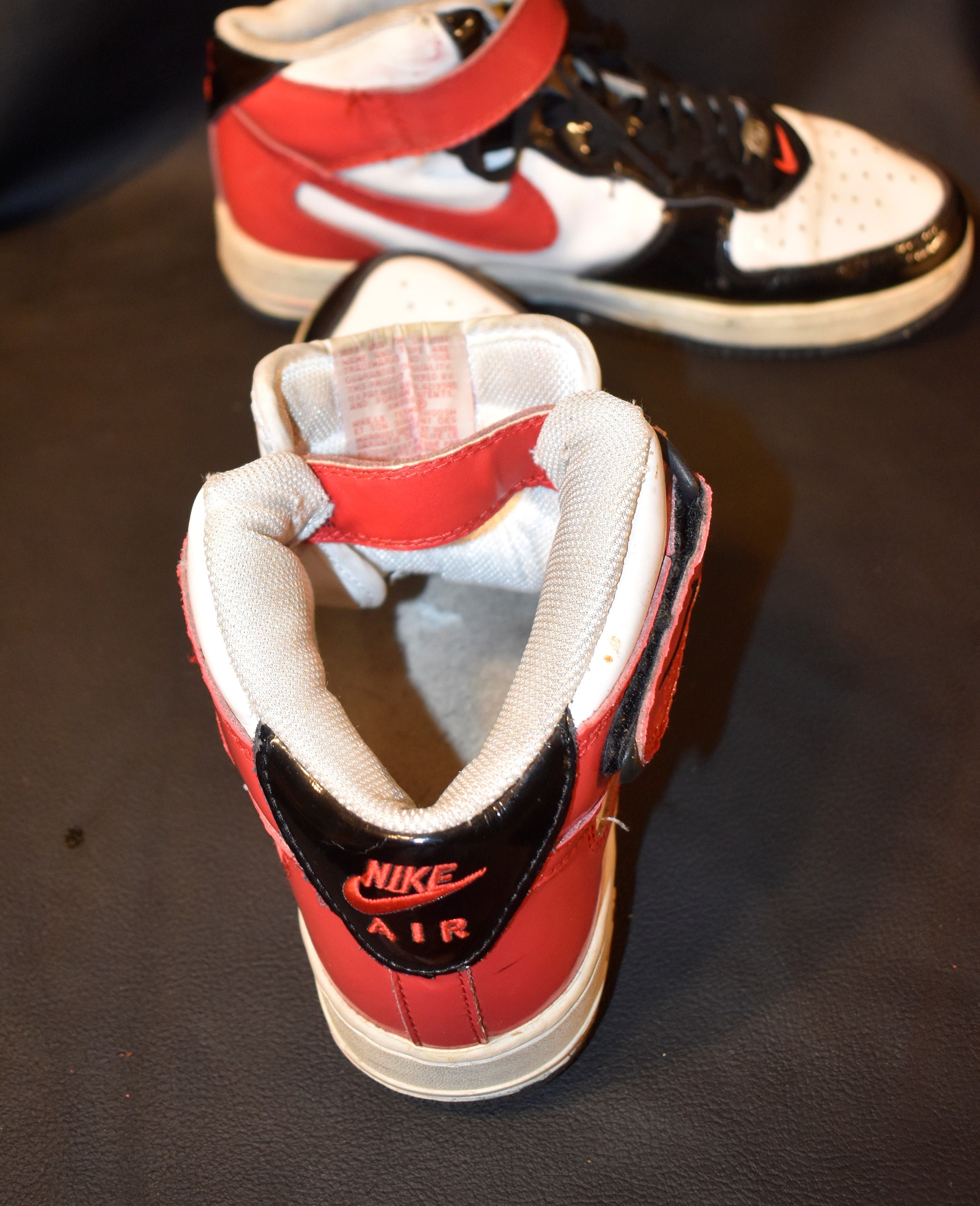1982 Vintage Nike Air Force 1 Pattern Leather OG Mens Size 8 Etsy