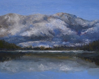 Sierra Nevada Mountains from Donner Lake