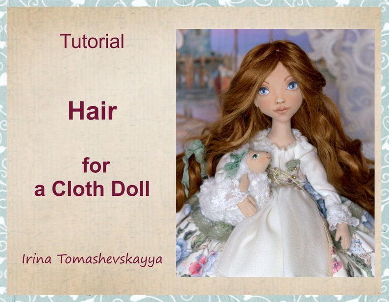 Hair for Cloth doll tutorial. How to make doll wig Etsy