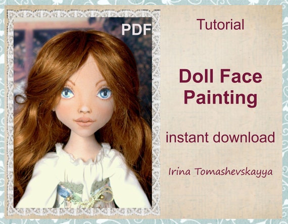 Face Painting Pdf Cloth Doll Tutorial Ooak Cloth Doll Basic Pdf Tutorial Step By Step Guide Instant Download