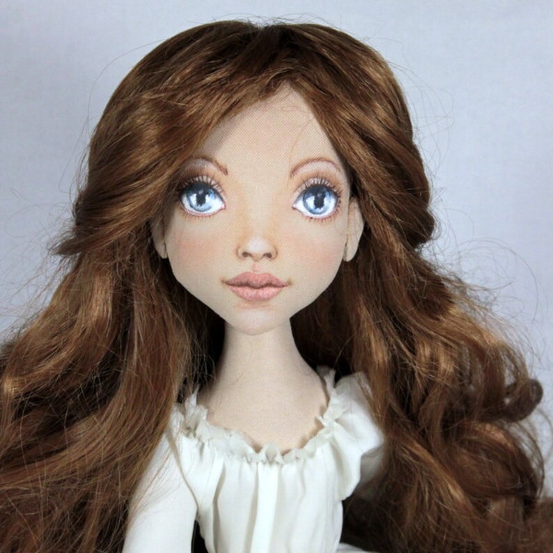Hair for Cloth doll tutorial. How to make doll wig Etsy