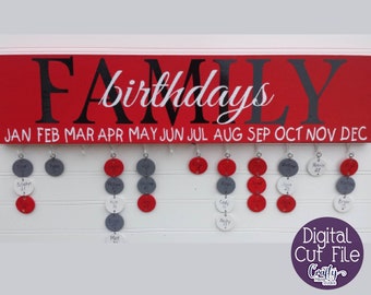 Download Family Birthday Board Svg Etsy