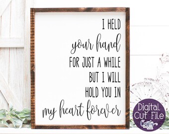 Download Baby Loss Digital Cut File Infant Loss Svg Memorial Svg I Will Hold You In My Heart Till Heaven Silhouette Cricut Digital Art Collectibles Brainchild Net