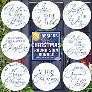 Merry Christmas SVG, PNG, Christmas Sign Svg, Christmas Door Hanger Svg, Christmas Door Sign Svg, Christmas Round Sign Svg, Christmas Png