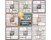SVG, PNG, Mega Farmhouse Sign Svg Bundle, Farmhouse Png Files, Farmhouse Svg Bundle, Family Svg, Love Svg, Home Svg, Svg File for Cricut