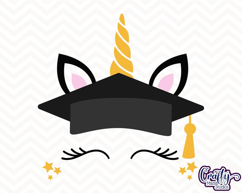 Graduation 2020 Svg Unicorn face Svg Unicorn Clipart Unicorn head Svg Senior Cut file Class of 2020 Grad Graduation SVG Unicorn SVG