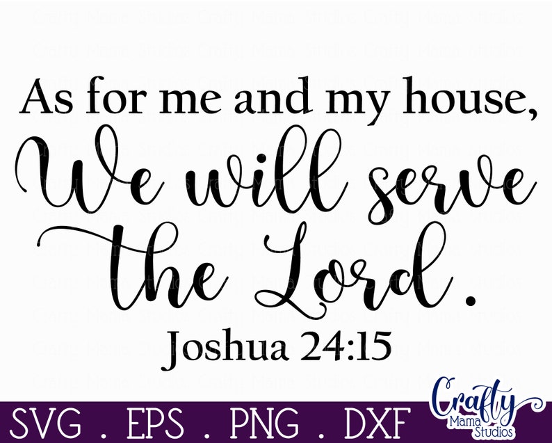 As for Me and My House We Will Serve the Lord Svg Farmhouse - Etsy