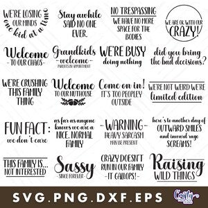 Lustiges SVG-Bundle, Lustiges Willkommens-SVG, Lustiger Türhänger-SVG, Lustiges Schild-SVG, Sarkastisches SVG, Lustiges Türschild-SVG, Sarkastisches Schild-SVG, Zuhause-SVG Bild 3