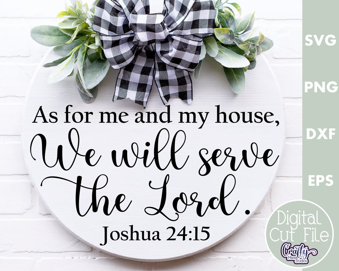 As for Me and My House We Will Serve the Lord Svg Farmhouse - Etsy