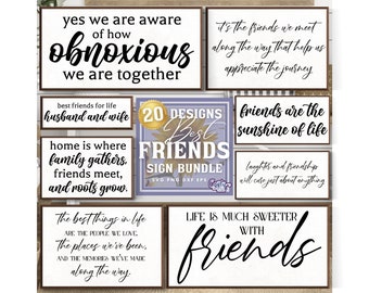 Best Friends Svg Bundle, Best Friends Sign Svg Files, Friendship Svg Files, Friendship Sign Svg, Friendship Bundle Svg, Friends Bundle Svg