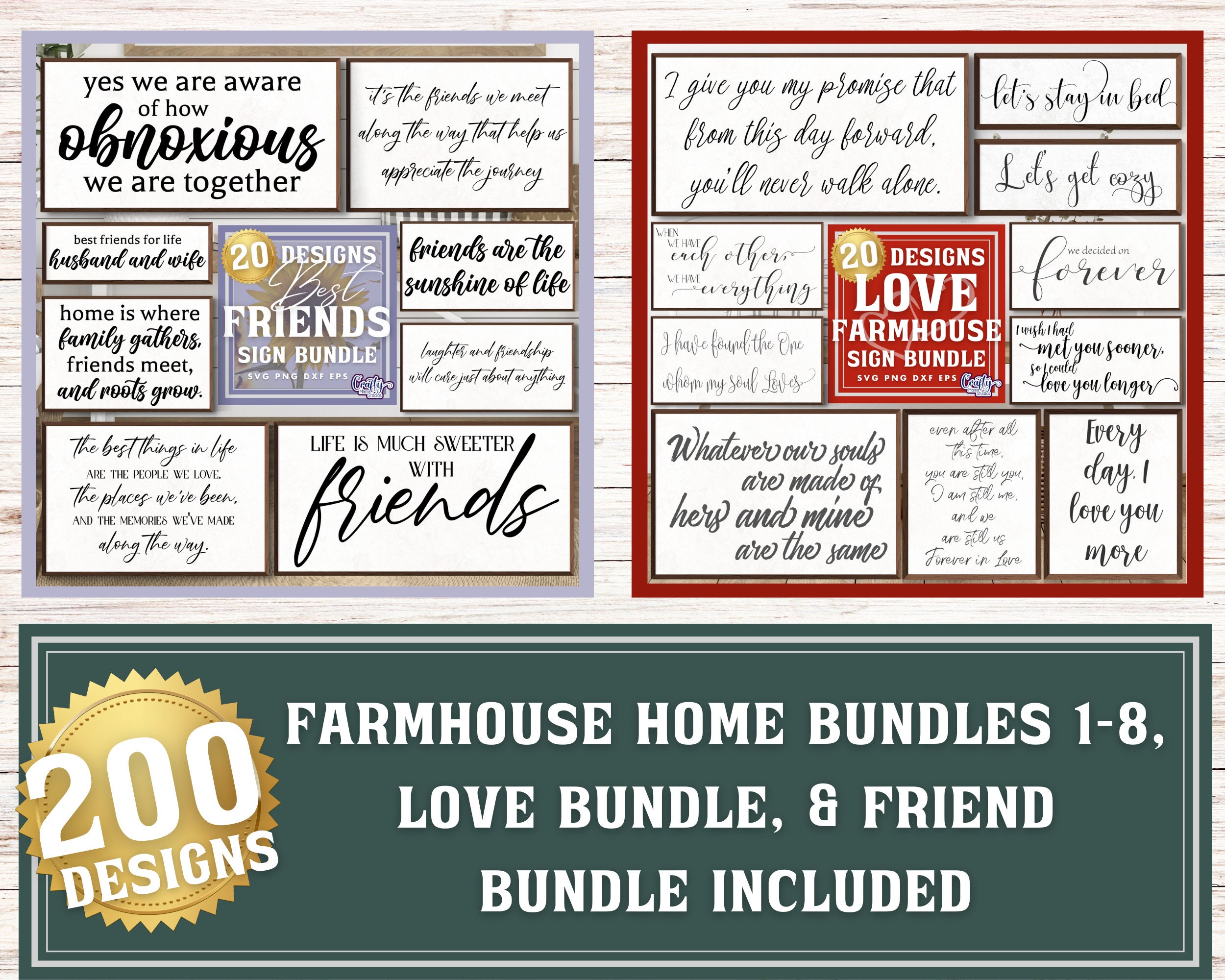 SVG, PNG, Mega Farmhouse Sign Svg Bundle, Farmhouse Png Files ...