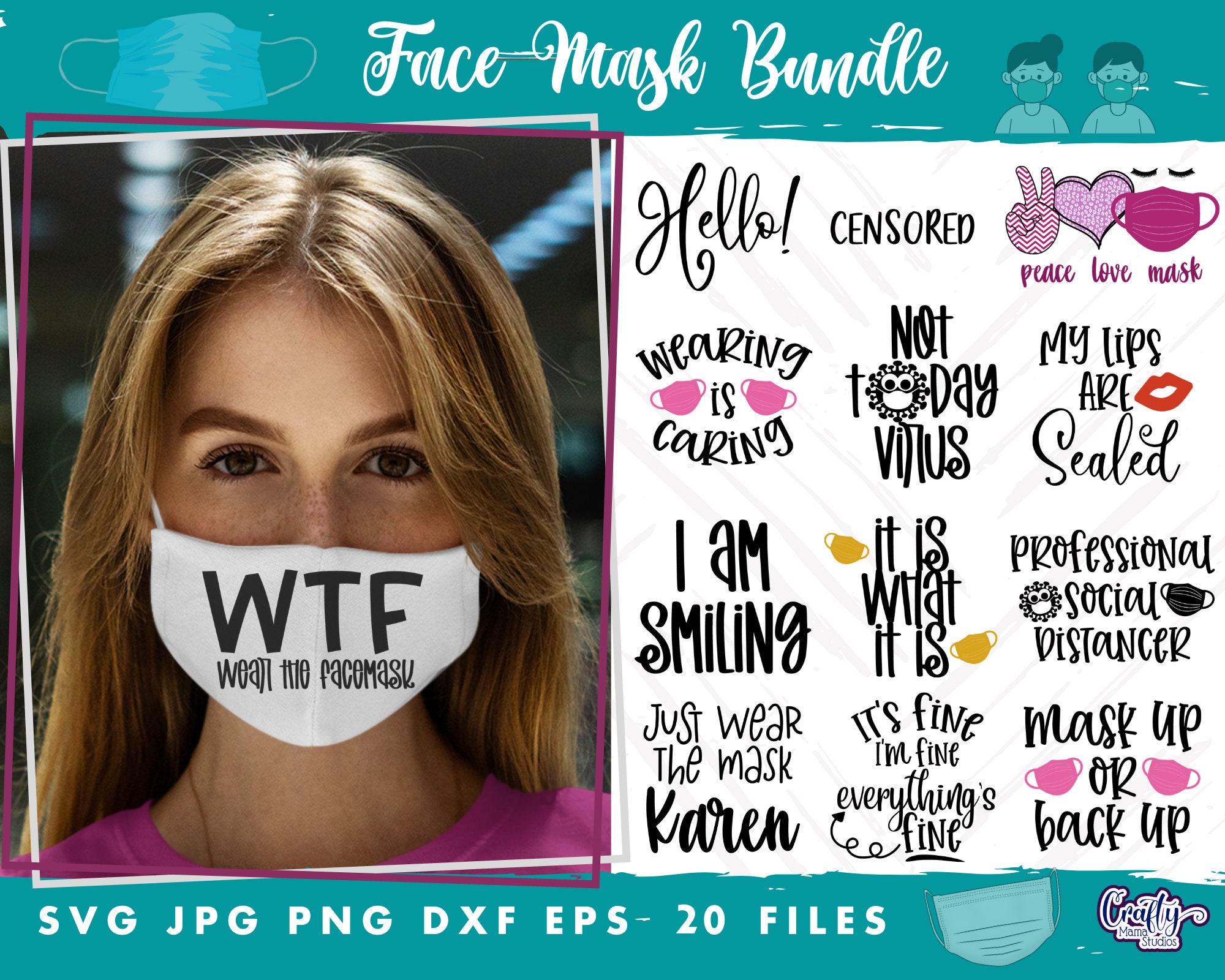Face Mask Svg Bundle Face Mask Quotes Funny Face Mask Svg - Etsy Face Mask Svg Bundle Face Mask Quotes Funny Face Mask Svg - Etsy