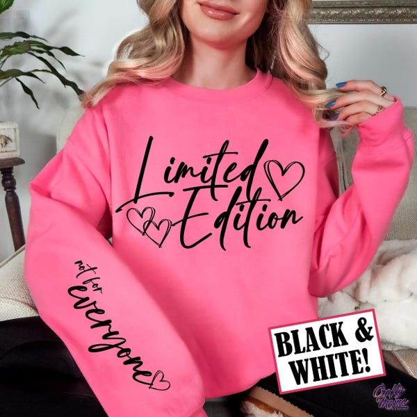 Begrenzte Auflage SVG, PNG, nicht für jedermann, limitierte Auflage Png für Shirt, Ärmel-Shirt-Design-Svg, Ärmel-Svg, lustige Svg-Dateien für Cricut