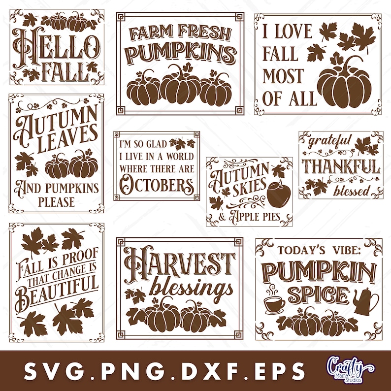 Farmhouse Fall SVG, PNG, Vintage Fall Svg, Farmhouse Fall Sign Svg ...