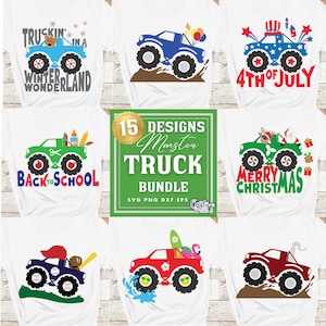 Monstertruck SVG, PNG, Kinder Monstertruck-Shirt-Svg, Monstertruck-Geburtstag-Svg-Dateien, Monstertruck Für Hemden, Monstertruck Png