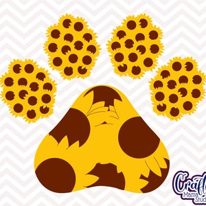 Free Free Sunflower Paw Svg 193 SVG PNG EPS DXF File