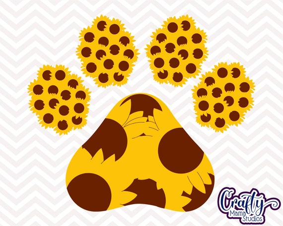 Free Free 105 Sunflower Paw Svg SVG PNG EPS DXF File