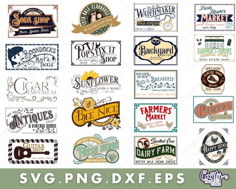 Farmhouse Svg Bundle, Farmhouse Sign Svg, Vintage Svg, Vintage Sign Svg, Farm Svg, Vintage Farm Sign Svg, Farmhouse Home Svg, Sunflower Svg image 3
