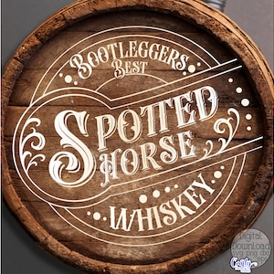 Vintage Whiskey Svg, Beer Svg, Alcohol Svg, Beer Round Sign Svg, Beer Sign Svg, Door Hanger Svg, Beer Door Sign Svg, Prohibition Svg, Png