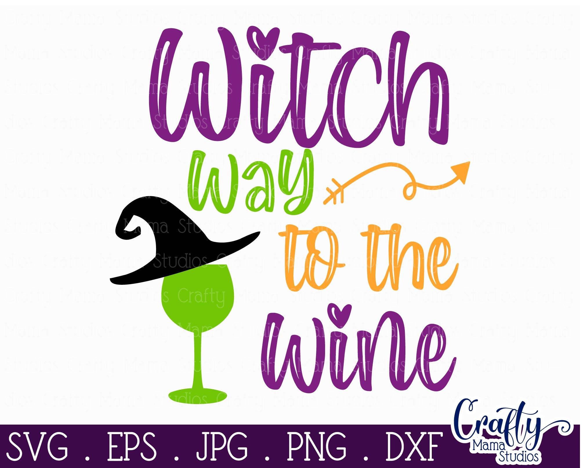 Witch Way To The Wine Svg Halloween Svg Halloween Wine Etsy