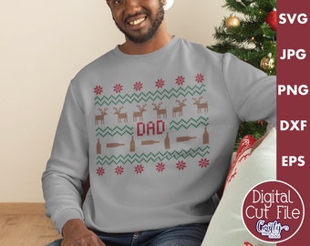 Dad Ugly Sweater - Etsy