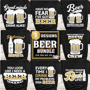 Funny Beer Svg Bundle, Funny Beer Shirt Svg, Funny Beer Svg For Shirts, Beer Bundle Svg, Funny Drinking Svg, Funny Alcohol Svg, Funny Svg