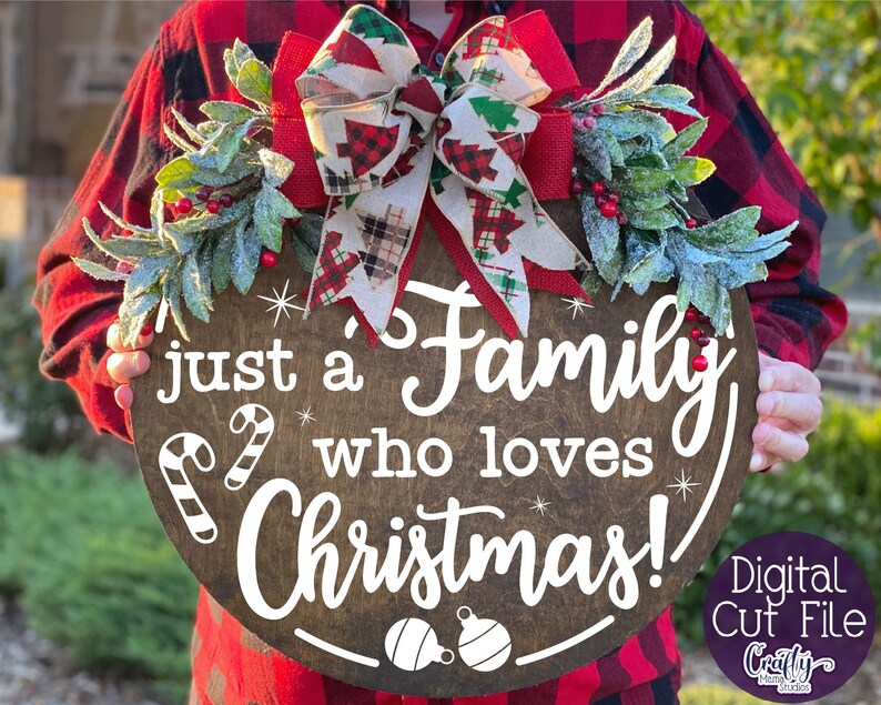Funny Christmas SVG, PNG, Funny Christmas Door Hanger Svg, Funny ...