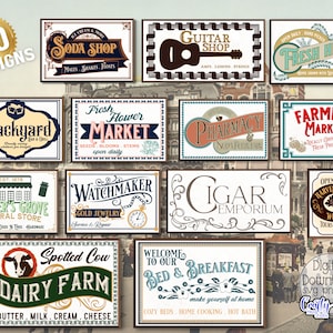 Farmhouse Svg Bundle, Farmhouse Sign Svg, Vintage Svg, Vintage Sign Svg, Farm Svg, Vintage Farm Sign Svg, Farmhouse Home Svg, Sunflower Svg image 2