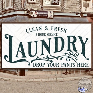 Vintage Laundry Svg, Farmhouse Svg, Farmhouse Sign Svg, Cricut Svg, Svg File for Cricut, Digital Download, Svg Design, Laundry Sign Svg, Png