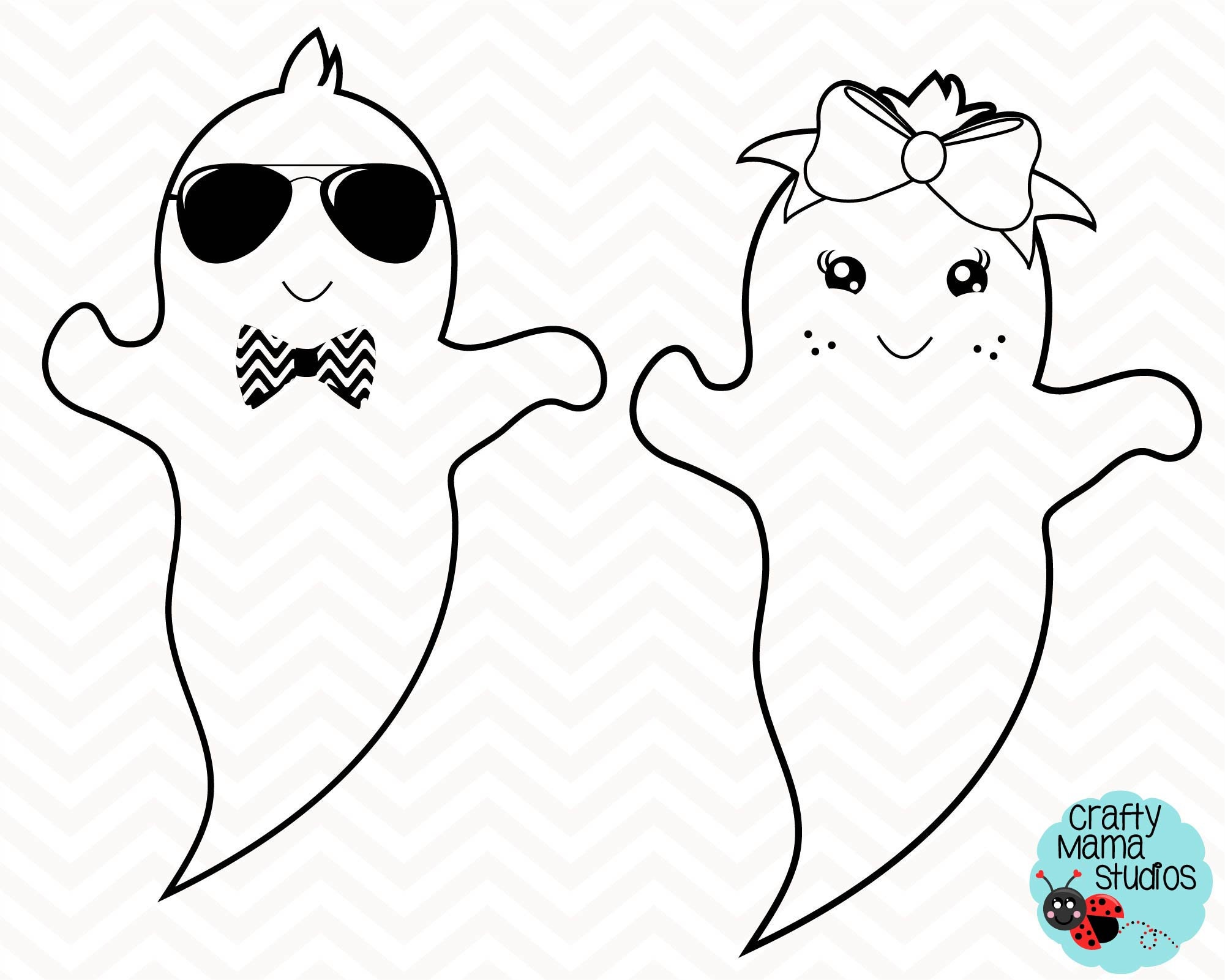 Ghost Svg Cute Ghost Svg Halloween Svg Cool Ghost Svg Boy ...