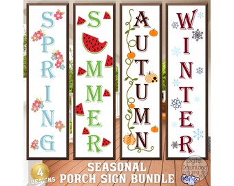 Let It Snow Vertical SVG | Porch Sign Design | 12x48" - Etsy Canada