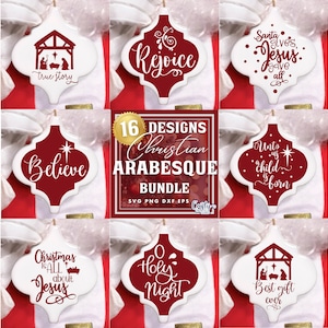 Arabesque Tile Svg, Christmas Tile Ornament Svg, Arabesque Tile Ornament, Arabesque Svg, Christian, Digital Download, Svg Files for Cricut