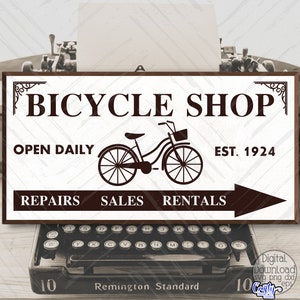 Bicycle Shop Svg, Farmhouse Svg, Home Svg, Farmhouse Sign Svg, Cricut Svg, Svg Files for Cricut, Png, Svg Designs, Bike Svg, Bicycle Svg