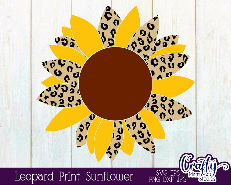Free Free 246 Leopard Print Sunflower Svg SVG PNG EPS DXF File