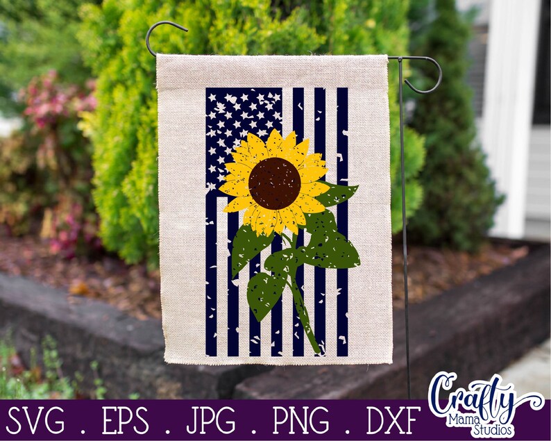 Free Free 60 Svg File American Flag Sunflower Svg Free SVG PNG EPS DXF File
