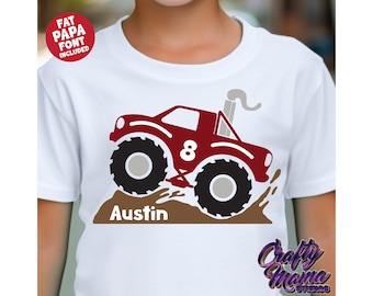 Monster Truck Svg, Monster Truck Birthday Svg, Monster Truck Shirt Svg, Monster Truck Birthday Shirt Svg, Boy Svg, Boy Shirt Svg, Kid Svg