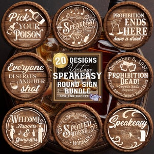 Beer Svg Bundle, Bar Sign Svg, Beer Door Hanger Svg, Drinking Svg, Vintage Alcohol Svg, Round Sign Svg, Door Sign Svg, Bar Svg, Whiskey Svg