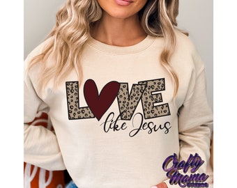 Love Like Jesus Svg, Christian Love Svg, Christian Svg, Religious Svg, Love Quotes Svg, Jesus Quotes Svg, Love Png, Christian Valentine Svg