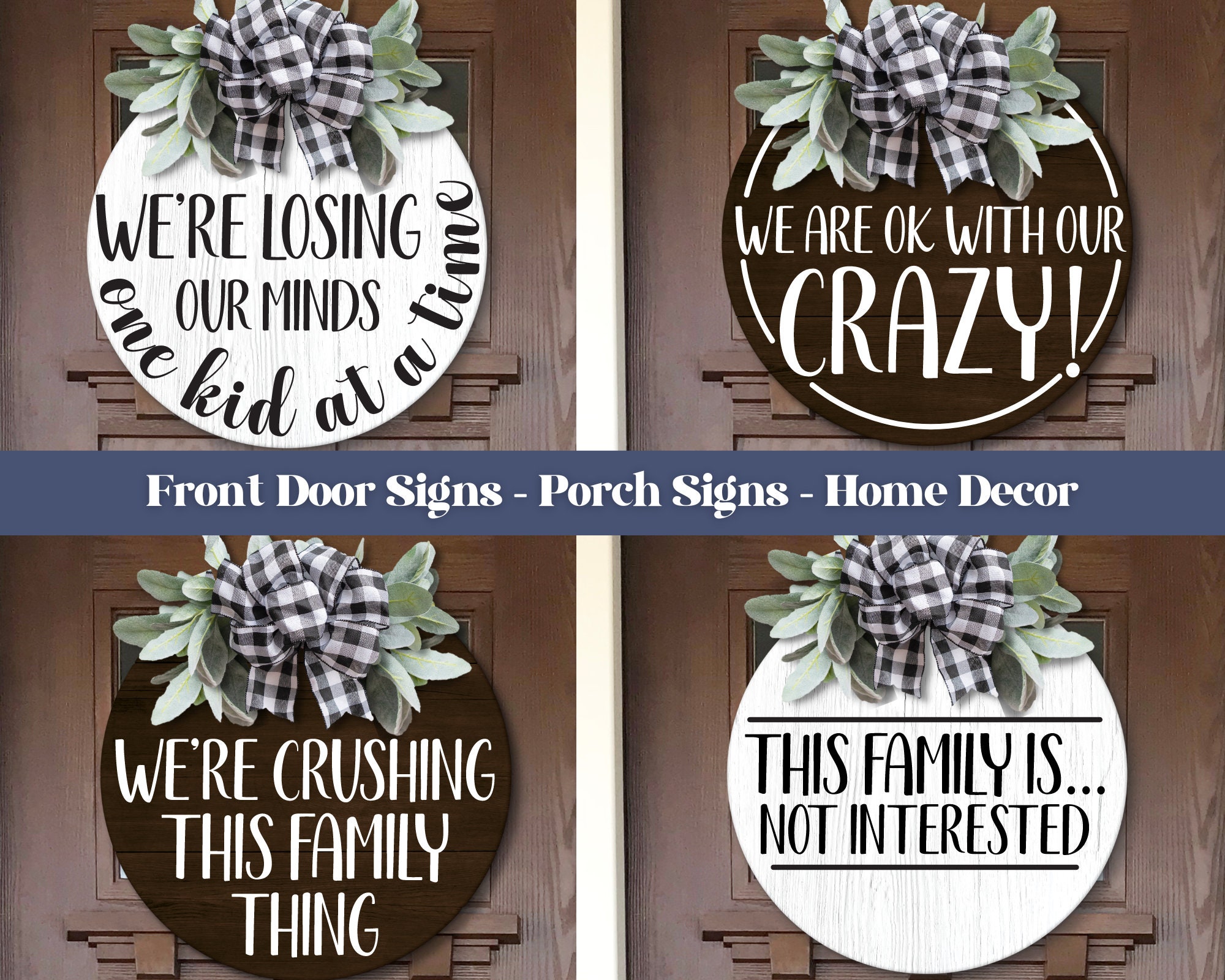 Funny Svg Bundle Funny Svg Funny Door Hanger Svg Etsy UK