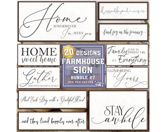 Farmhouse SVG, PNG, Family Svg File, Home Svg, Home Sign Svg, Family Sign Svg, Farmhouse Sign Svg, Farmhouse Bundle Svg, Family Png